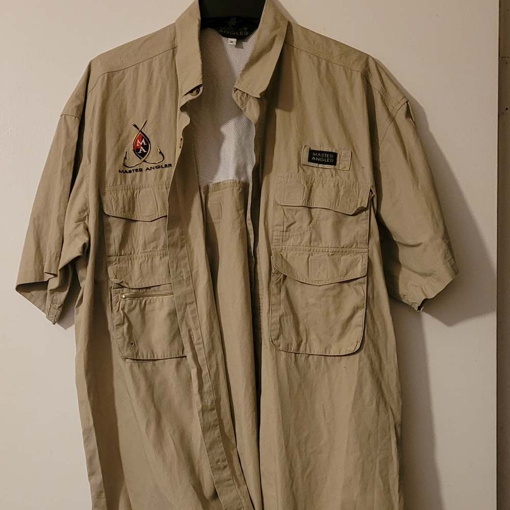 Master Angler vented short sleeve size XL